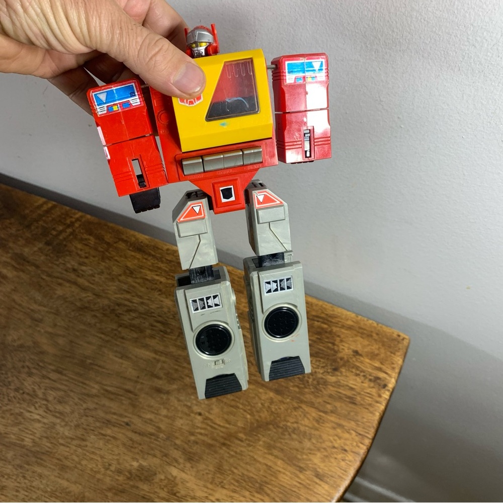 Figurine action GI transformer vintage TAKARA HASBRO BLASTER radio boombox - Picture 7 of 10